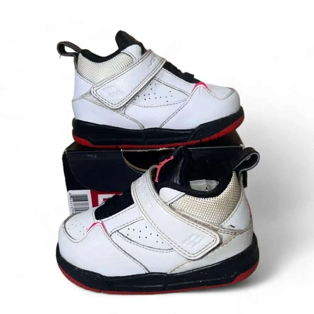 Jordan Flight 45 GT White / Hyper Pink / Black 644875-109‎ Toddler 5 C